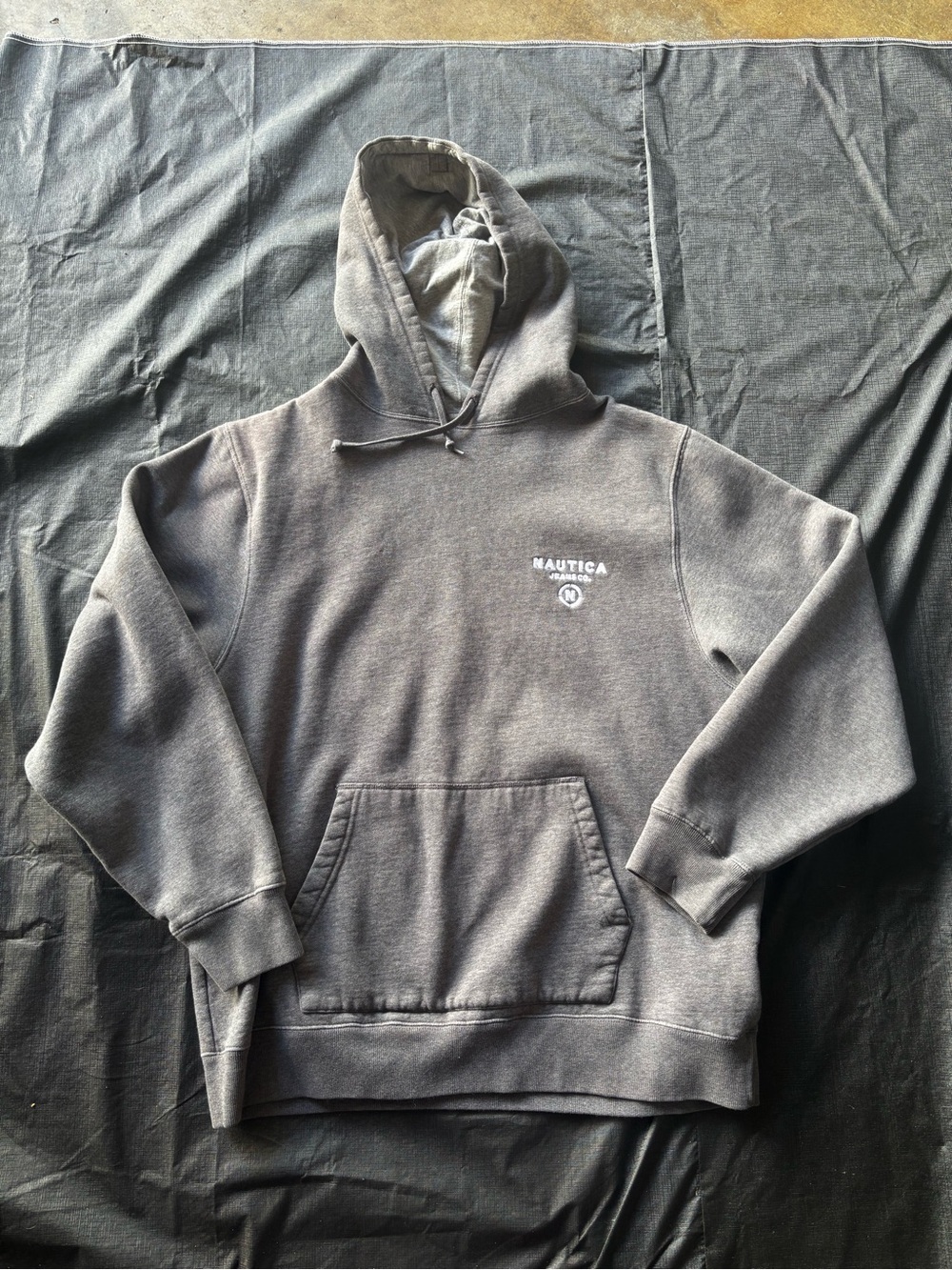 Nautica Charcoal Gray Pullover Hoodie